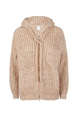 MAGLIA FULL ZIP LANA CASHMERE KID MOHAIR SETA LUREX