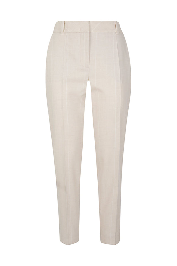 SLIM WOOL TROUSERS