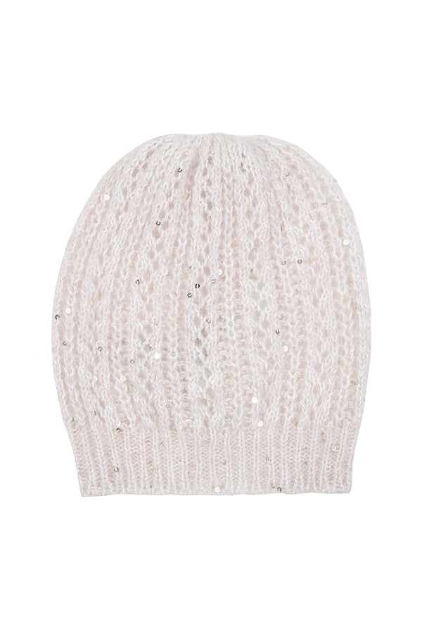 COTTON HAT KID MOHAIR SILK LUREX