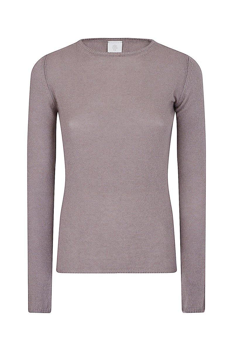 CREW NECK CASHMERE SWEATER