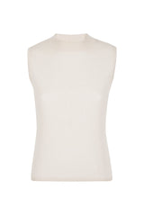 CASHMERE SLEEVELESS SWEATER