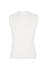 CASHMERE SLEEVELESS SWEATER