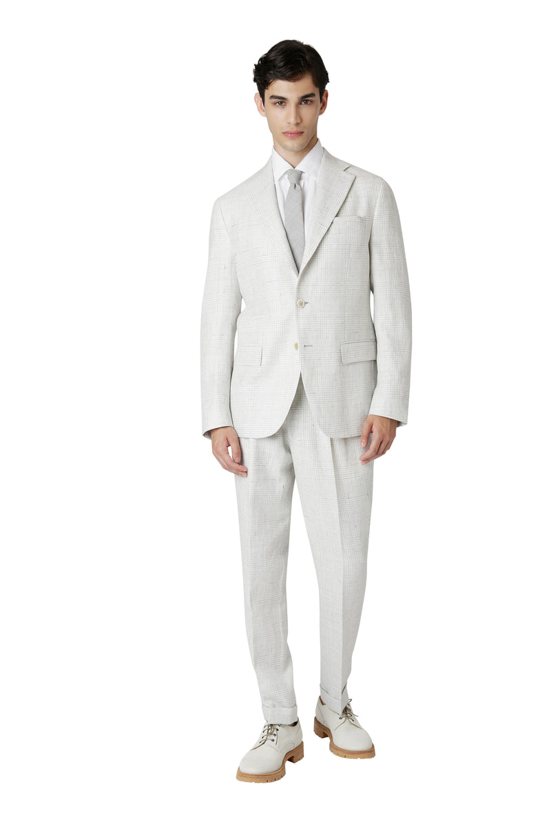 SINGLE-BREASTED PANT PLEAT SUIT