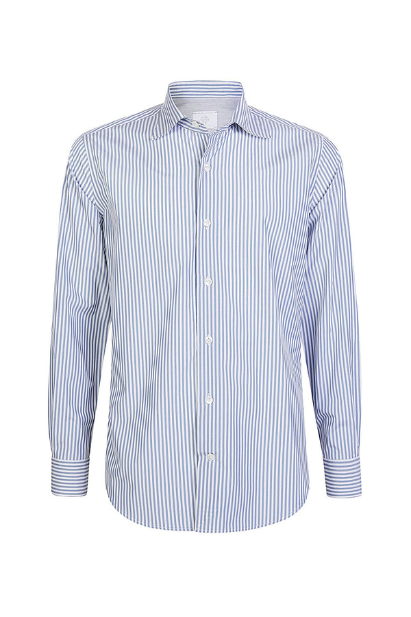 LS SHIRT WITH ITALIAN COLLAR