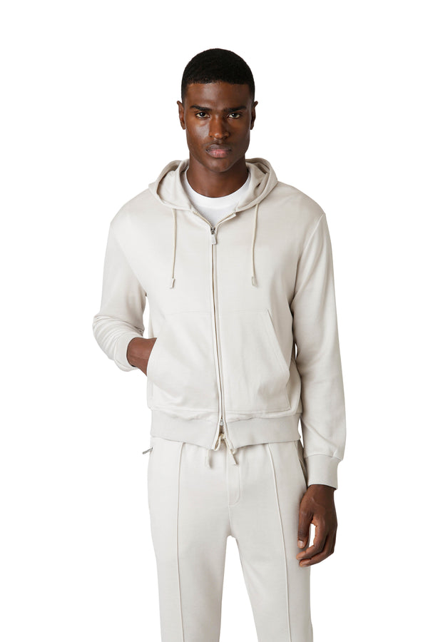 FULL ZIP HOODED SWEATSHIRT
