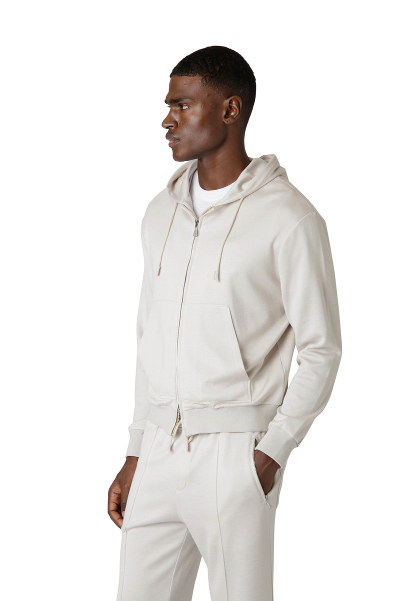 FULL ZIP HOODED SWEATSHIRT
