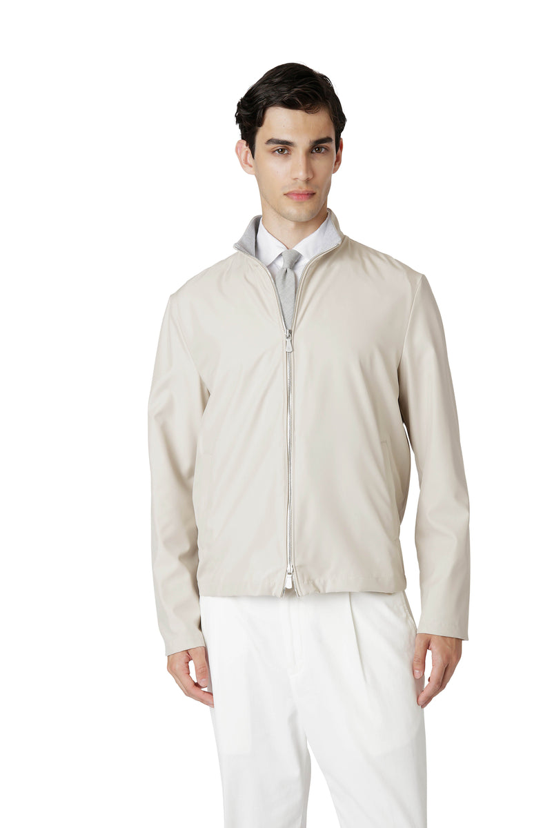 FULL JACKET WITH STAND NECK