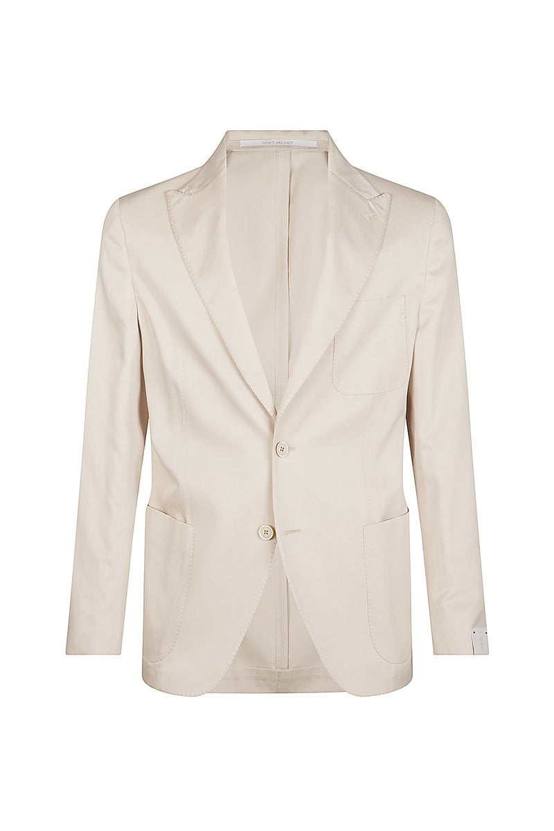 SOFT JACKET WITH 3 PATCH POCKETS