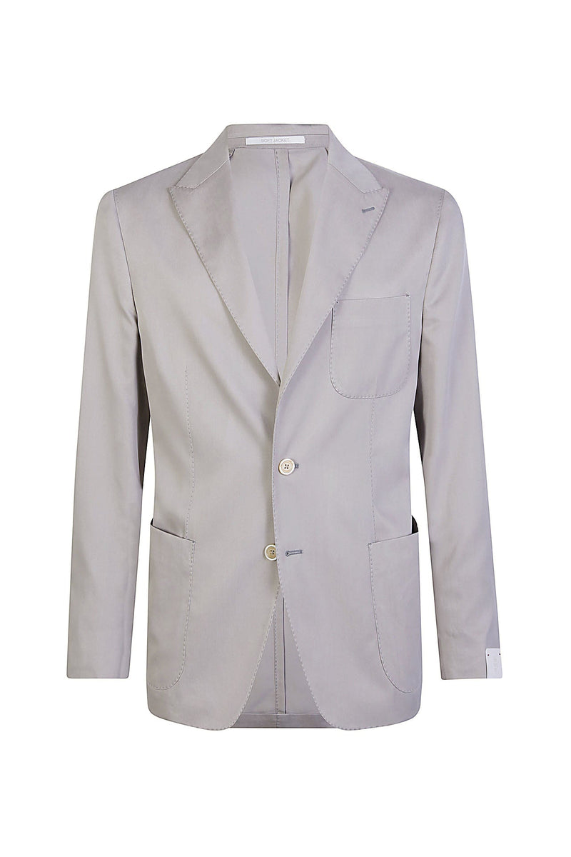 SOFT JACKET WITH 3 PATCH POCKETS