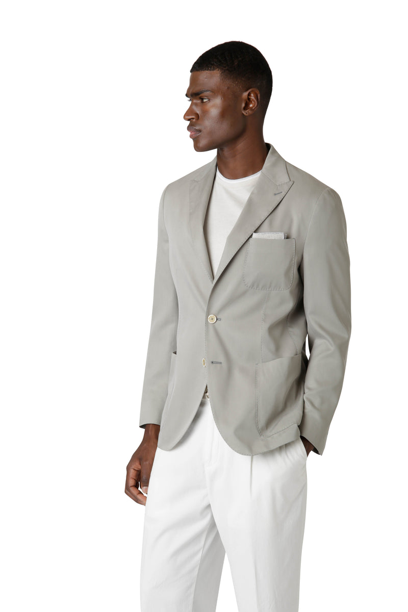 SOFT JACKET WITH 3 PATCH POCKETS