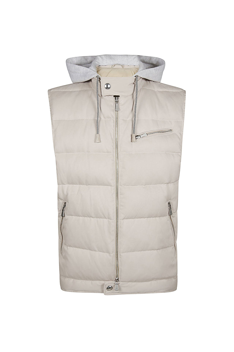 DETACHABLE HOOD VEST