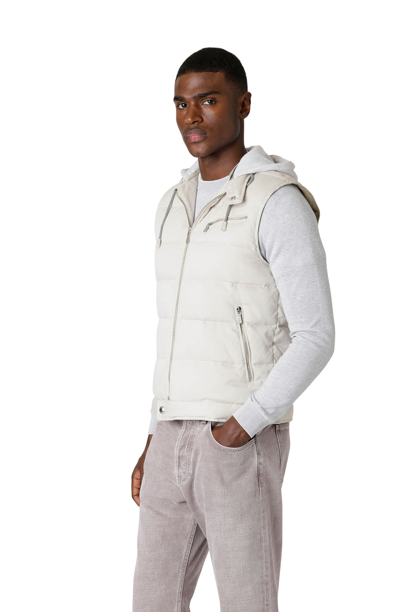 DETACHABLE HOOD VEST