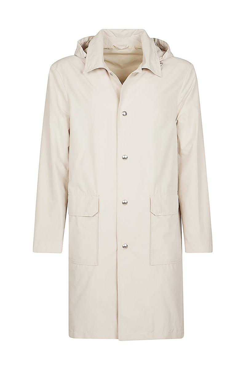 TRENCH COAT WITH DETACHABLE HOOD