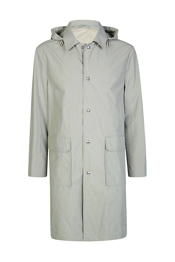 TRENCH COAT WITH DETACHABLE HOOD
