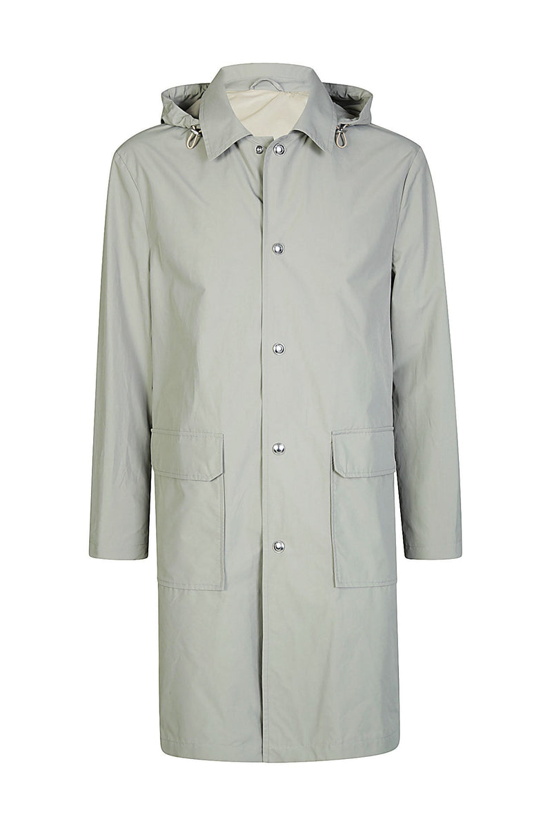 TRENCH COAT WITH DETACHABLE HOOD