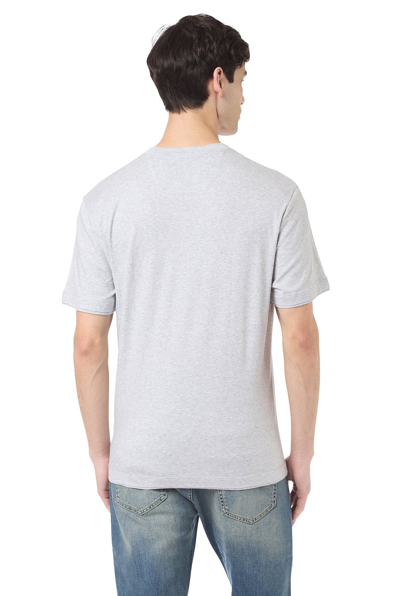 CREWNECK T-SHIRT WITH PIPING