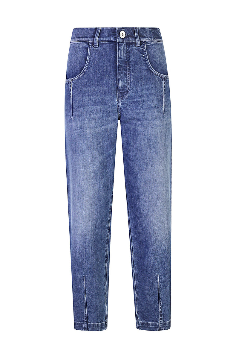 PANTALONE DENIM PINCES