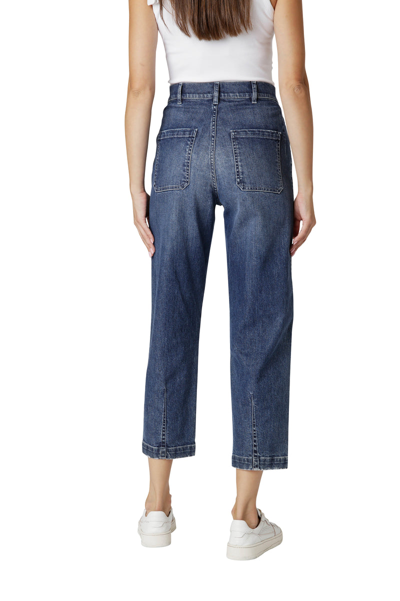 PANTALONE DENIM PINCES