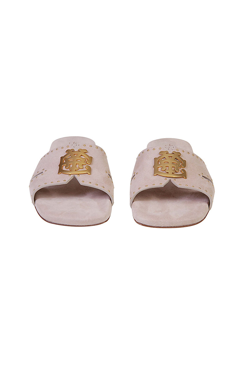 FLAT SUEDE SANDAL