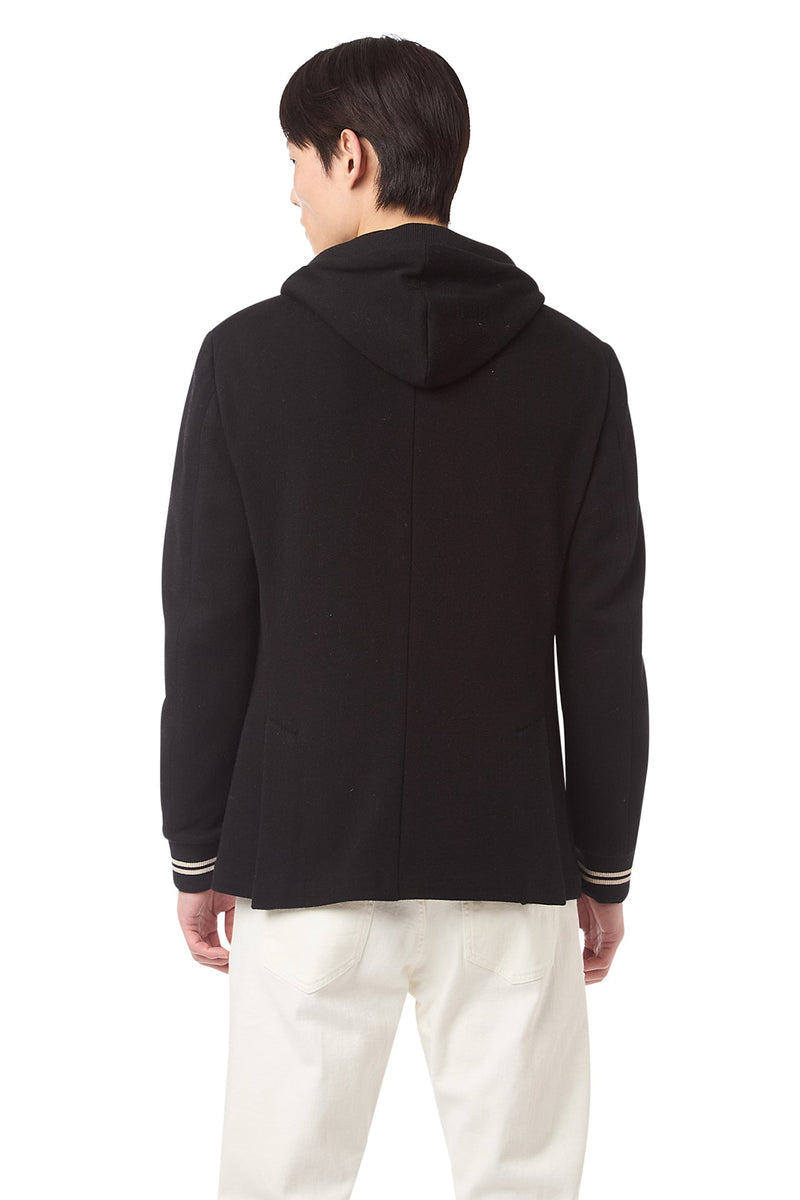 COTTON CASHMERE BIB JACKET