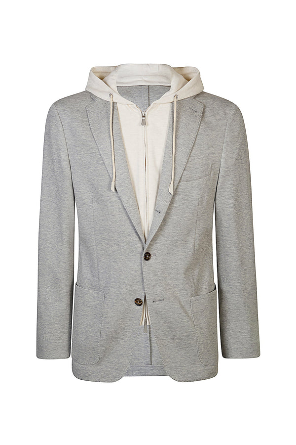 COTTON CASHMERE BIB JACKET
