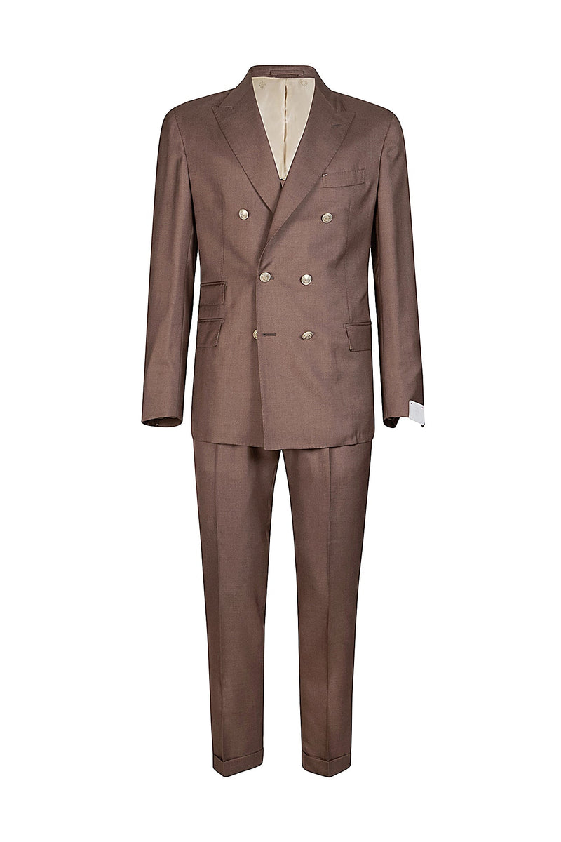 DOUBLE-BREASTED SUIT WITH PANTS