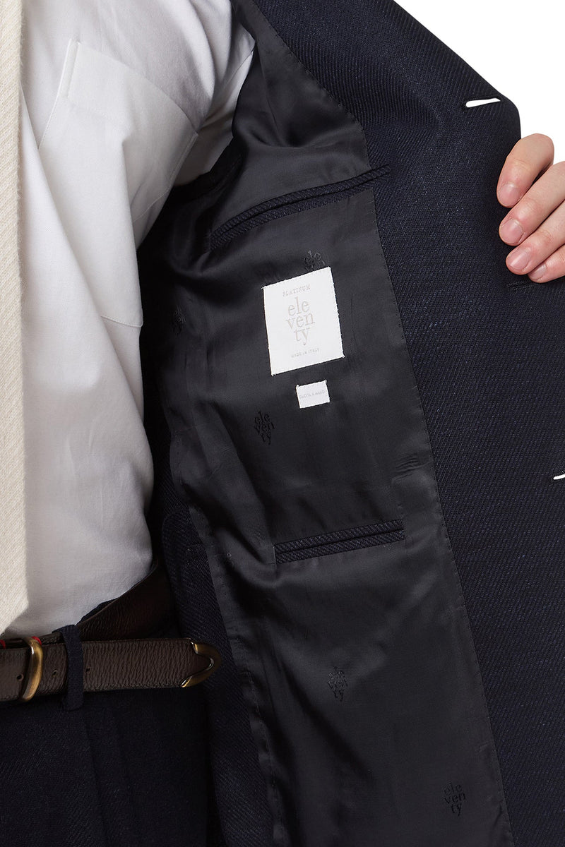 SINGLE-BREASTED SUIT WITH PENCED PANTS