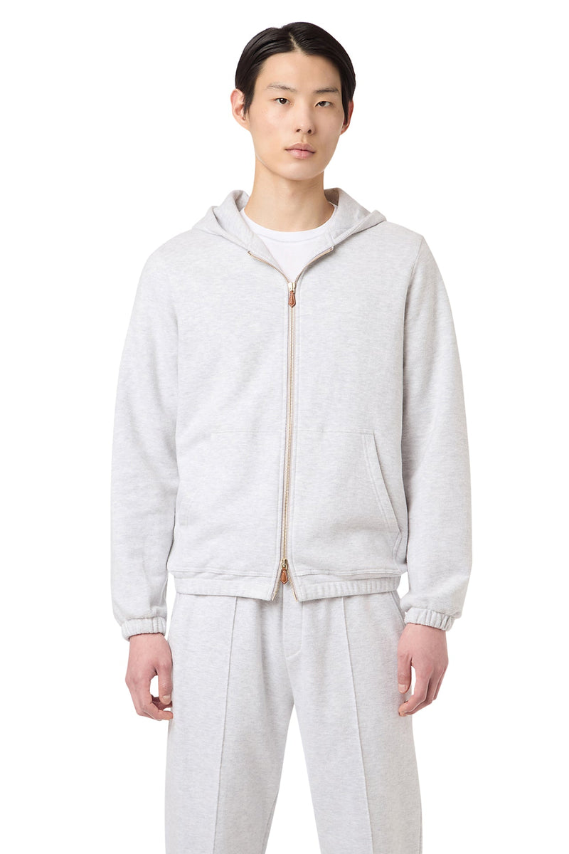 FULL ZIP HOODED SWEATSHIRT – Eleventy Milano USA