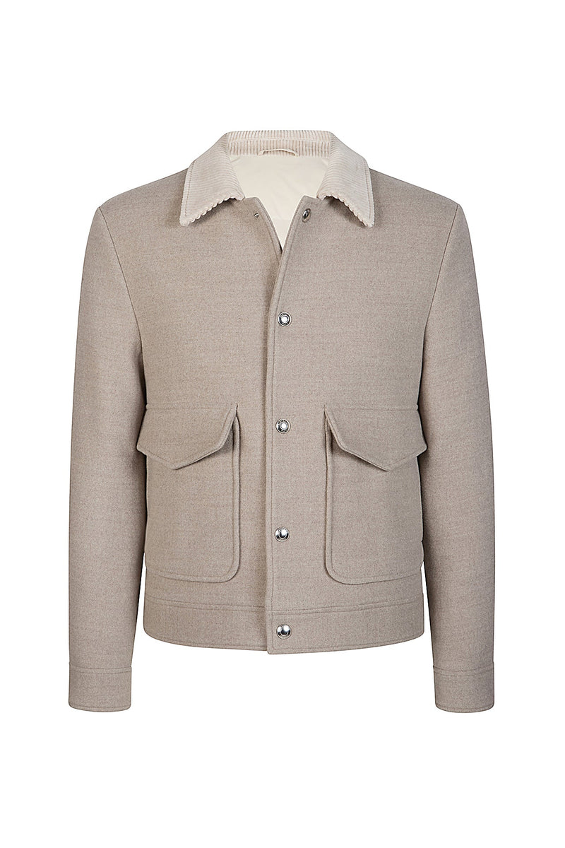 VELVET COLLAR JACKET