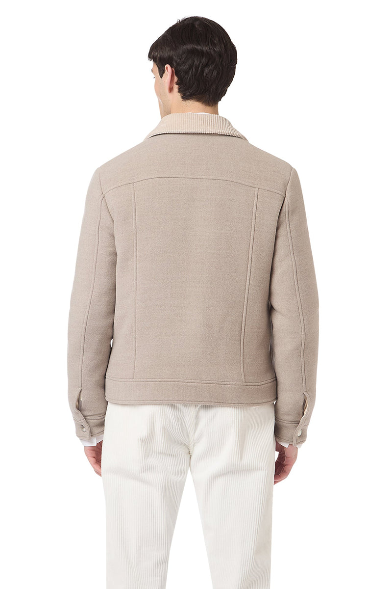 VELVET COLLAR JACKET