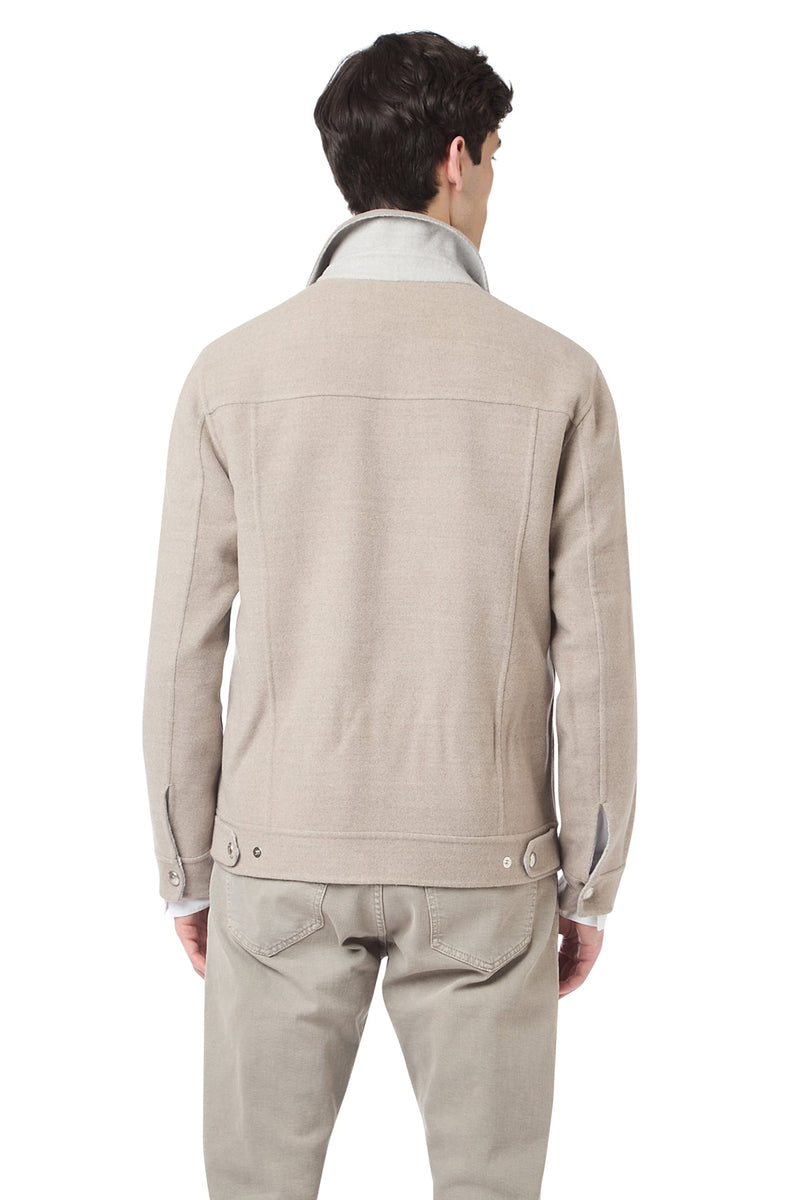 DENIM WOOL JACKET