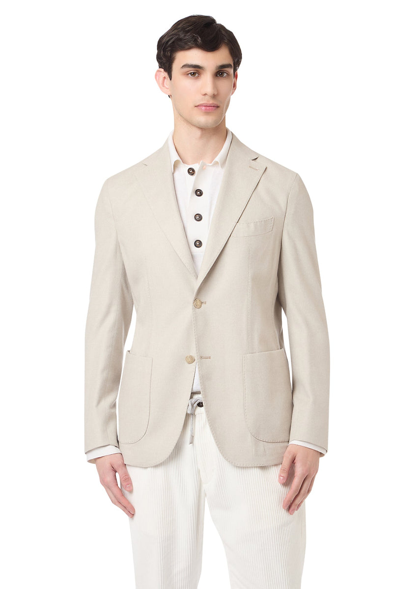 SOFT JACKET WITH PATCH POCKET