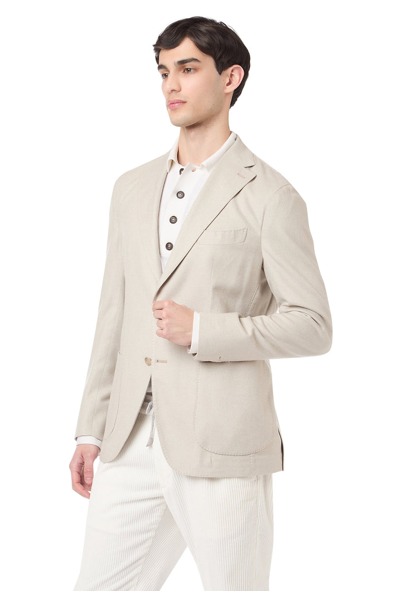 SOFT JACKET WITH PATCH POCKET