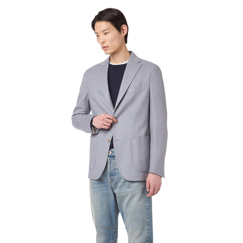 SOFT JACKET WITH PATCH POCKET