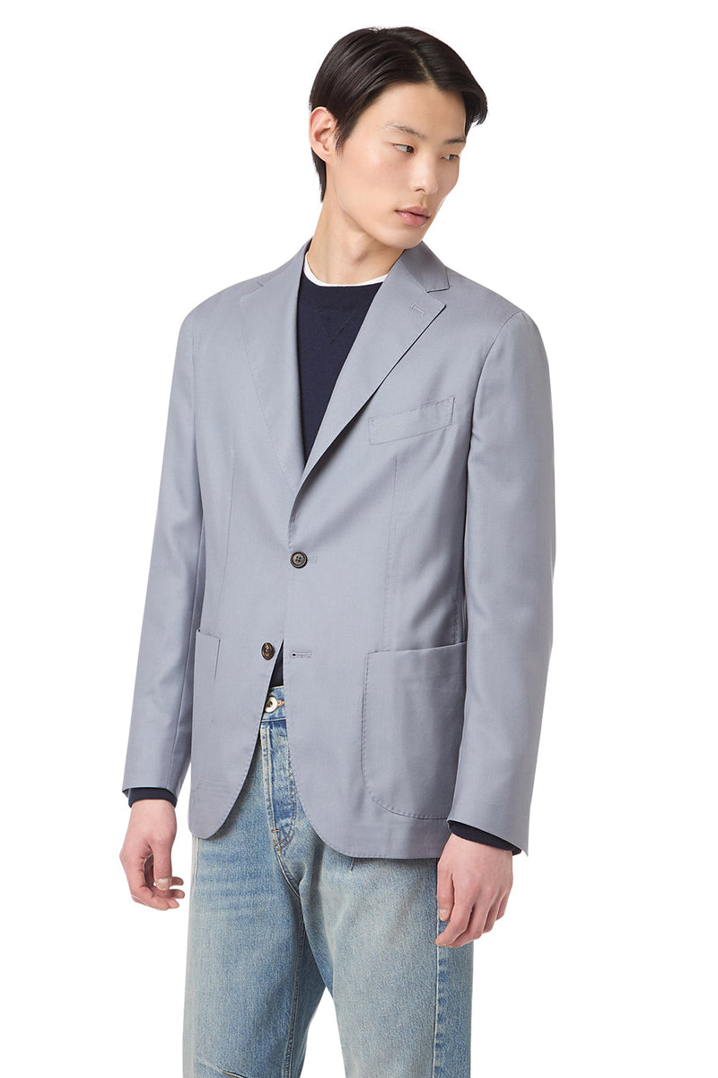 SOFT JACKET WITH PATCH POCKET