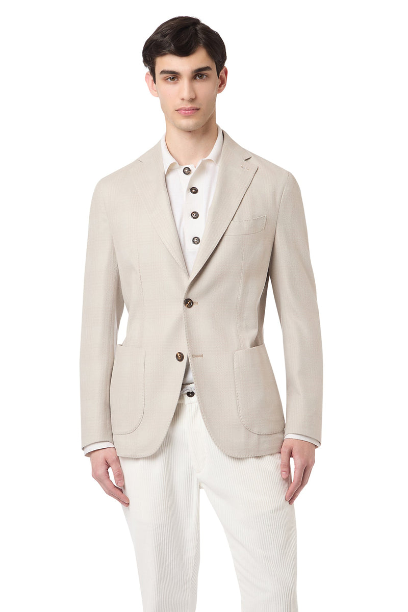 SOFT JACKET WITH PATCH POCKET