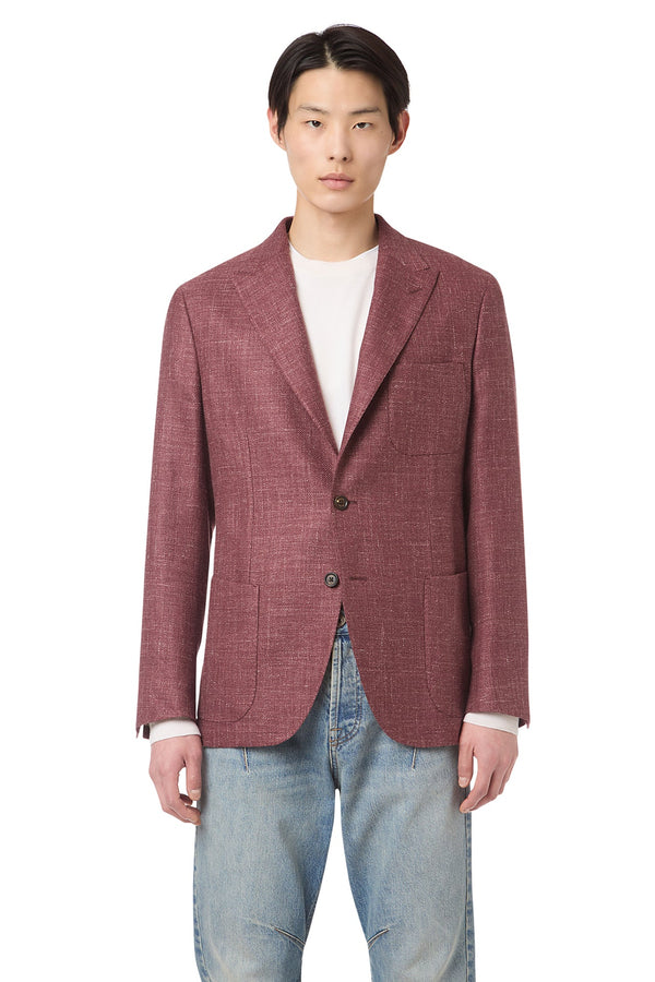 SOFT JACKET WITH 3 PATCH POCKETS