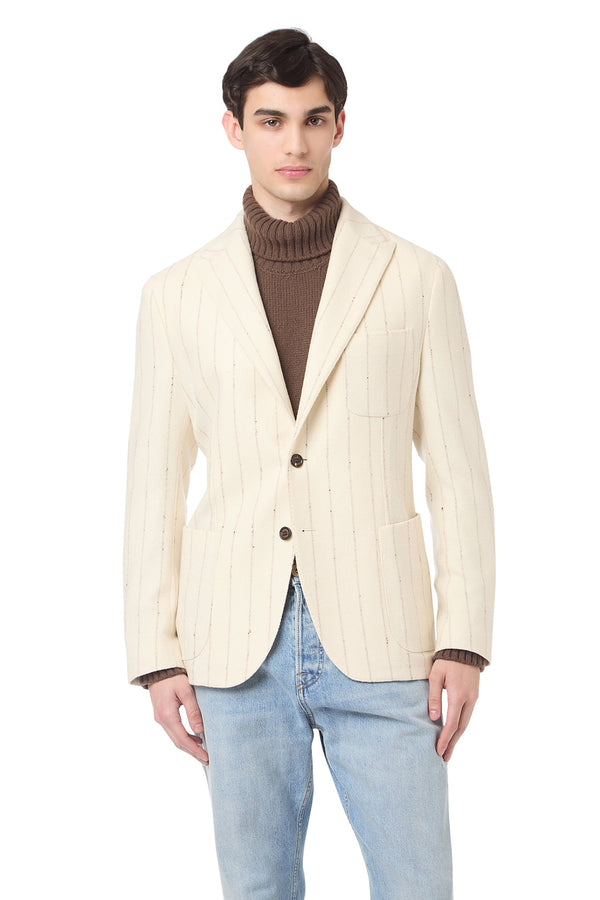 SOFT JACKET WITH 3 PATCH POCKETS