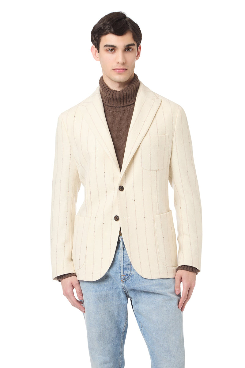 SOFT JACKET WITH 3 PATCH POCKETS