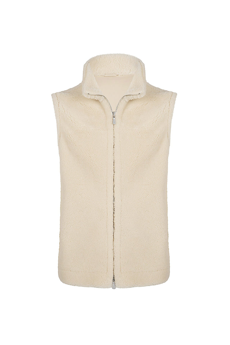 SHEARLING VEST