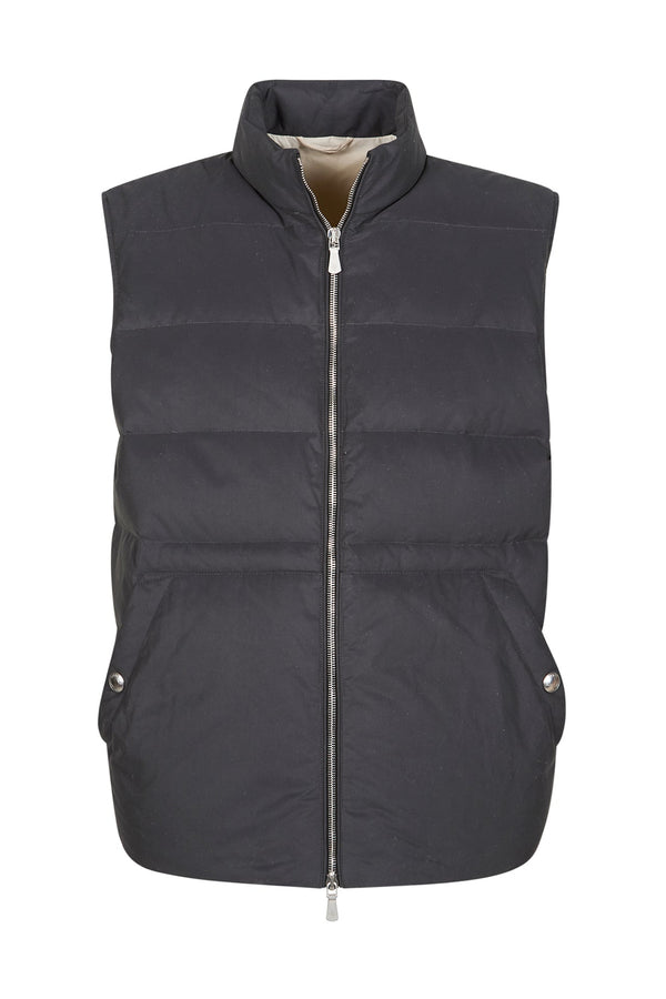 FEATHER VEST