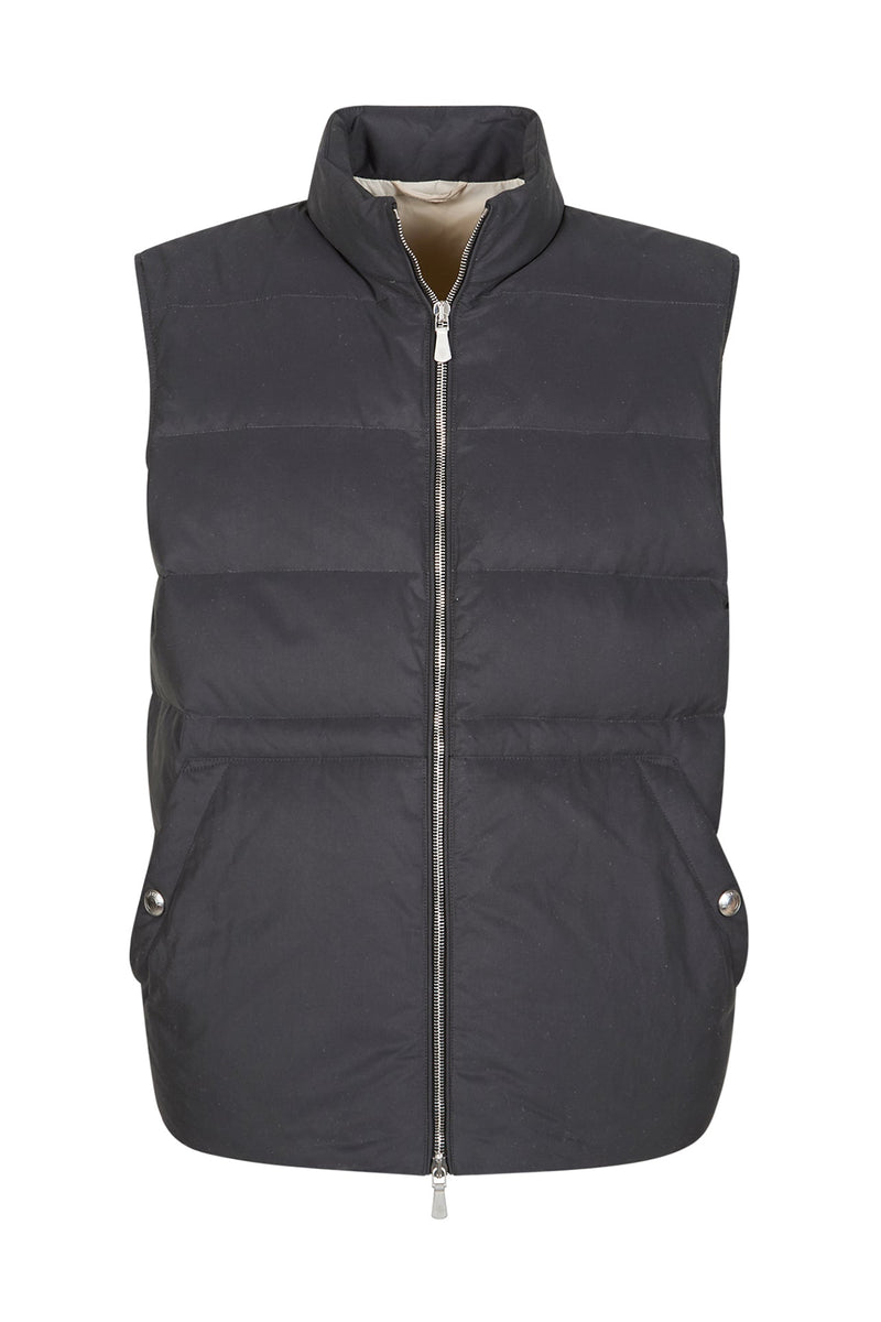 FEATHER VEST