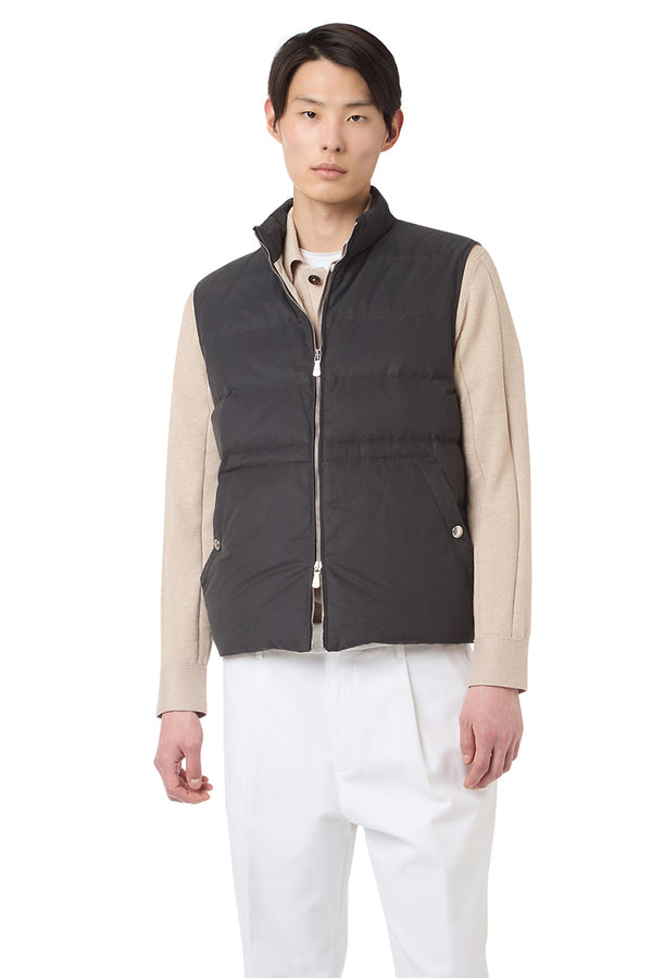 FEATHER VEST