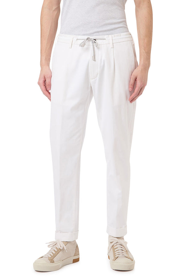 CASHMERE COTTON TROUSERS