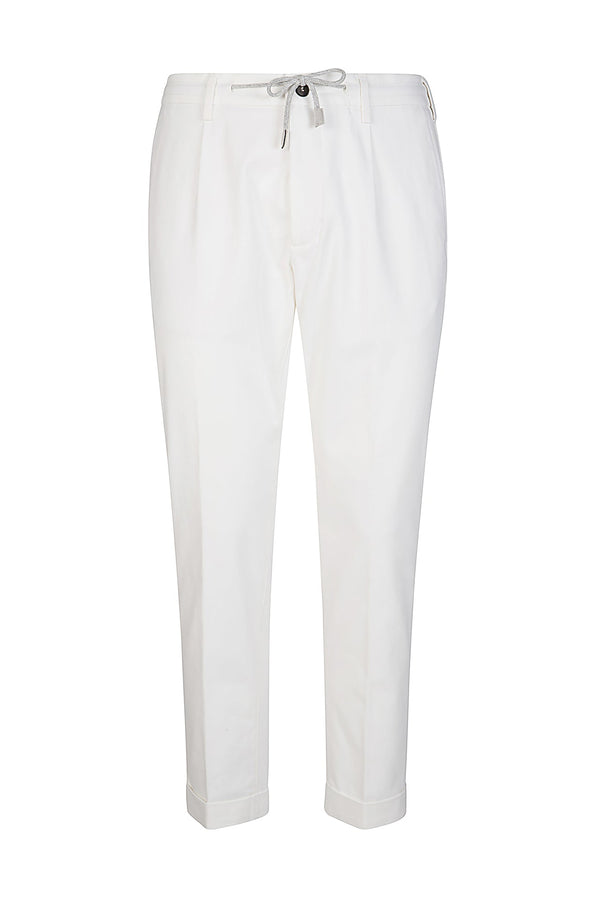 CASHMERE COTTON TROUSERS