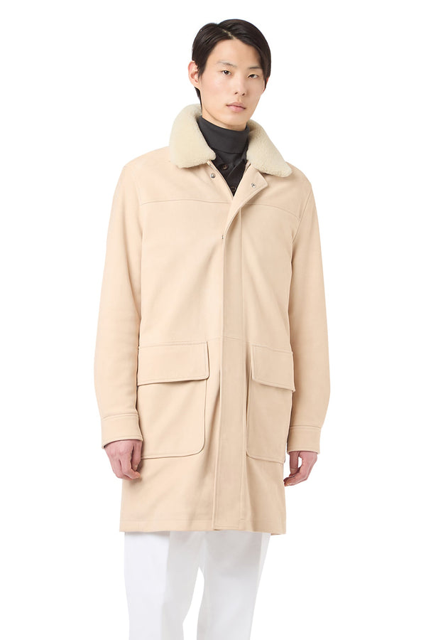 SHEARLING COLLAR PARKA