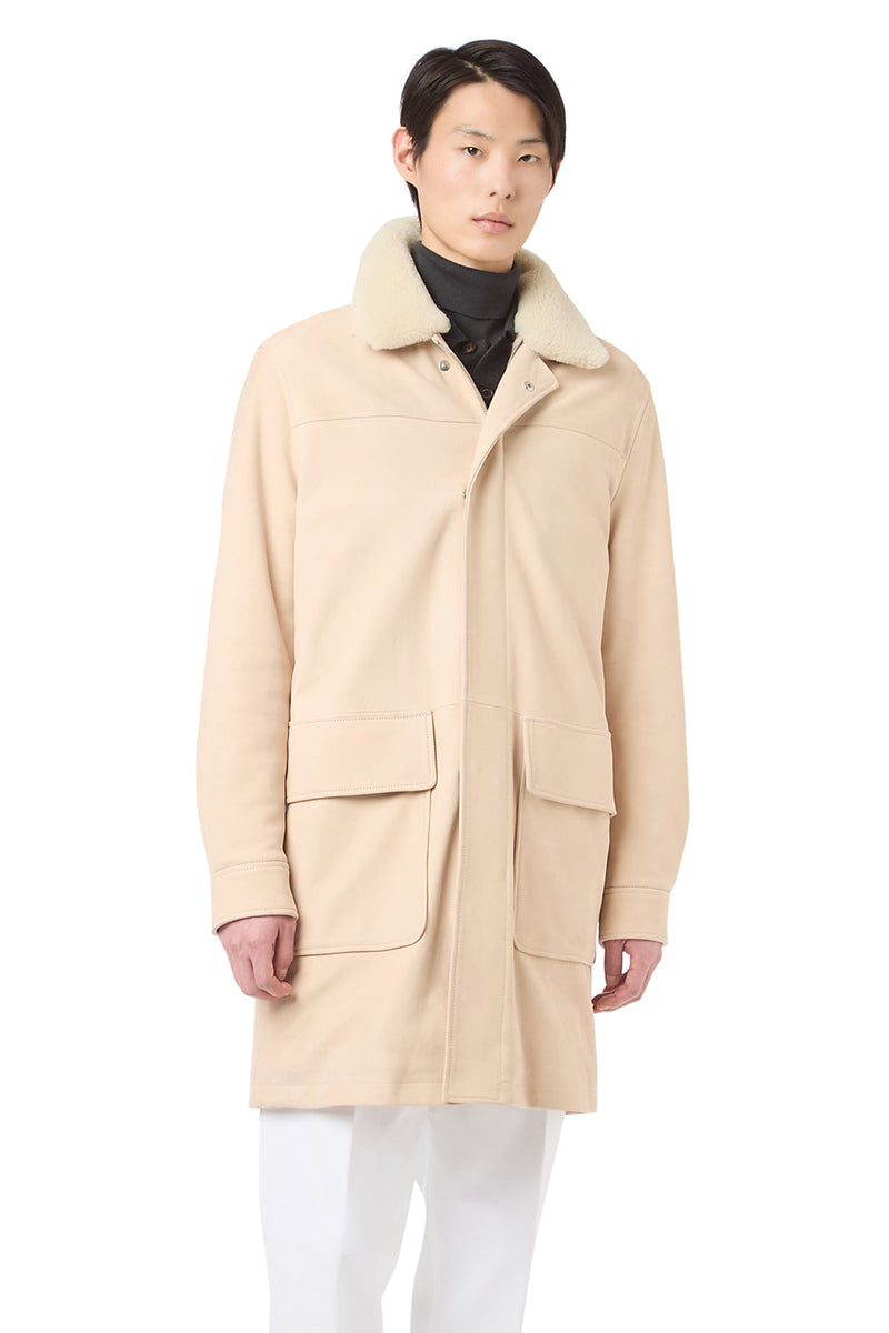 SHEARLING COLLAR PARKA