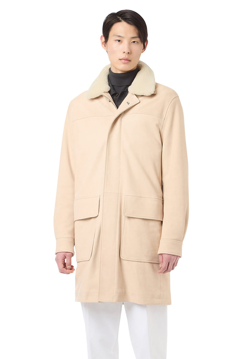 SHEARLING COLLAR PARKA