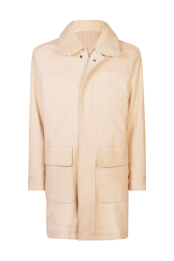 SHEARLING COLLAR PARKA