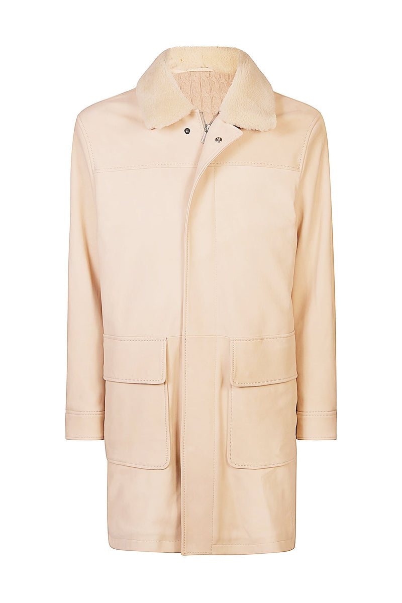SHEARLING COLLAR PARKA